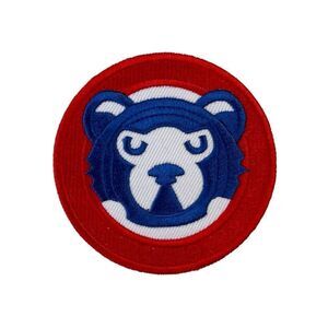 Chicago Cubs 80s Bear Vintage  Face Iron On Embroidered Patch
